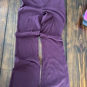 Old Navy Ribbed Burgundy Pants